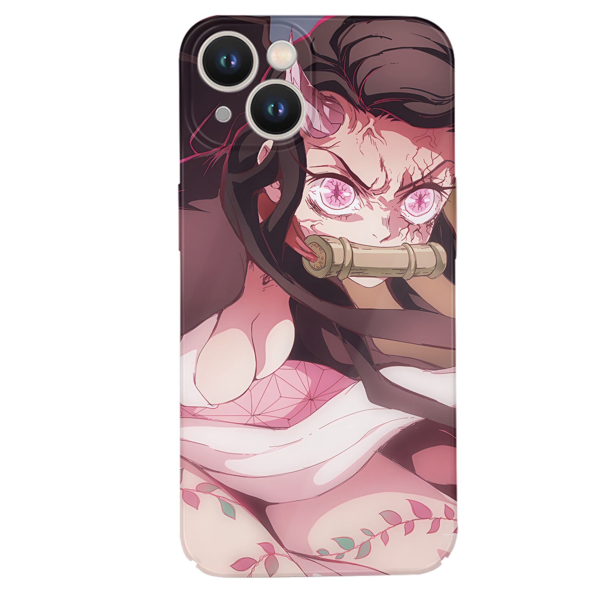 （画像用） 鬼滅の刃（きめつのやいば）竈門 禰󠄀豆子／かまど ねずこ Kamado Nezuko 【iPhone 14シリーズ対応】ハードケース